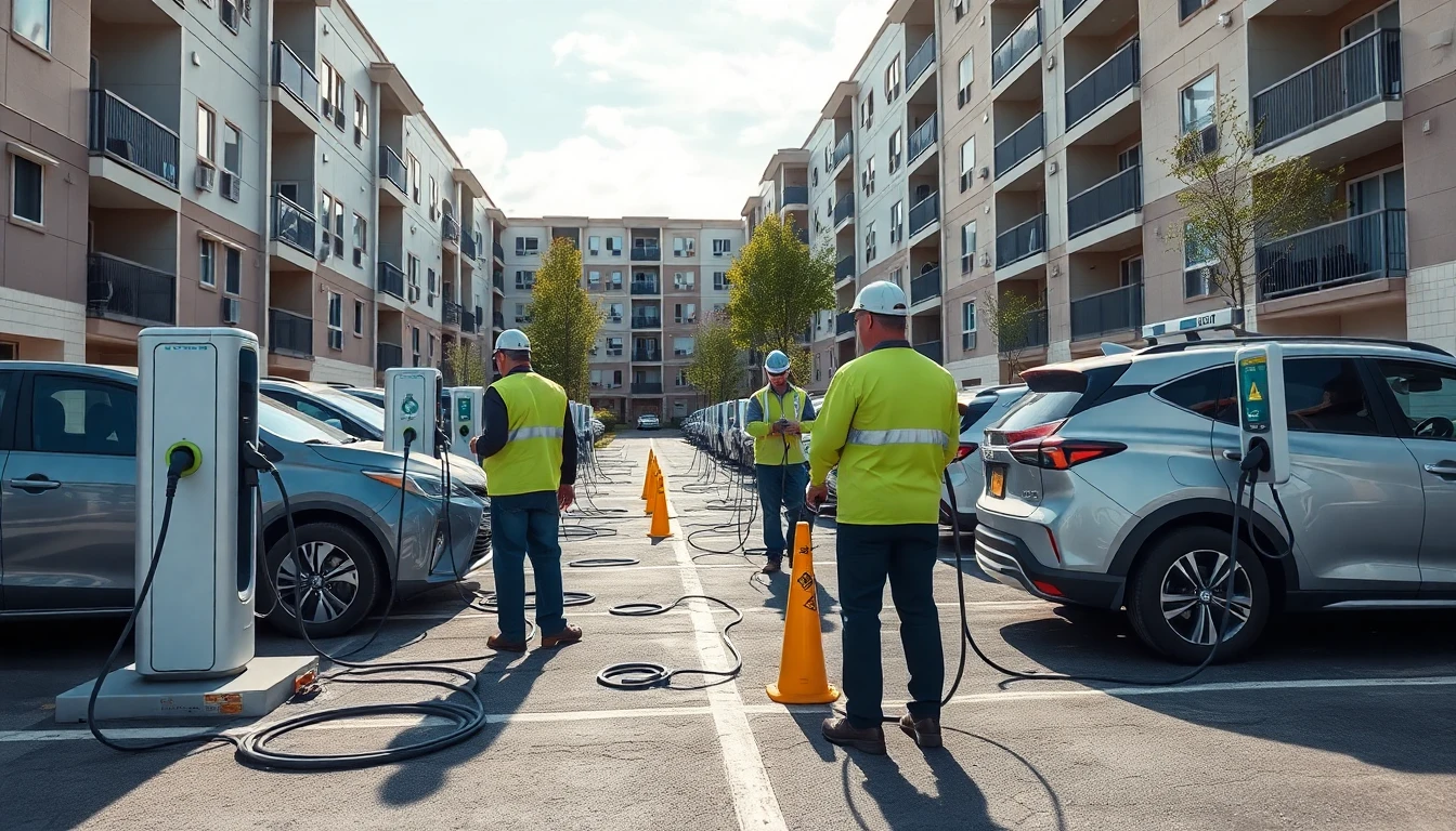 Multi-Unit EV Charger Installation